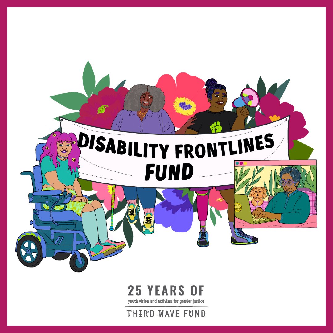 As the pandemic continues with long-term impact on our communities, people with disabilities continue to sound the alarms and support each other with little to no resources.

In response, we’re excited to announce the Disability Frontlines Fund at TWF: thirdwavefund.org/disabilityfron…
