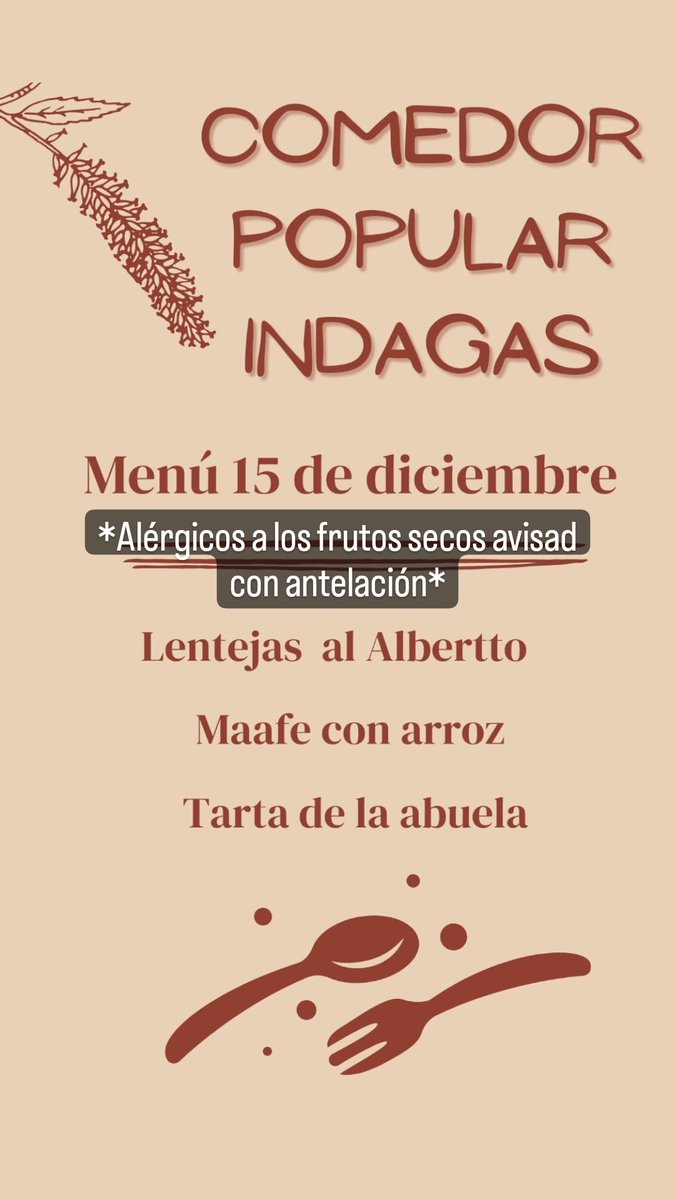 Indagas Comedor tweet media