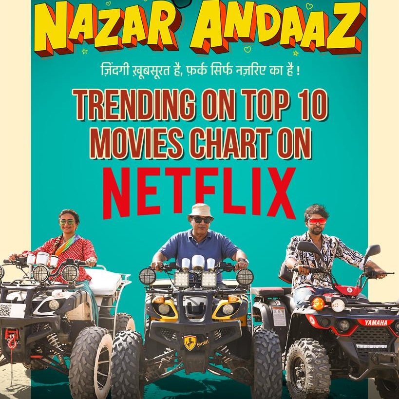 Extremely overwhelmed to see so much live pouring for #nazarandaaz .everyday so many messages n feedbacks. Feel so happy to have belonged to a beautiful film n getting all your love. Dekhte rahein,likhte rahein humein.. acha lagta hai