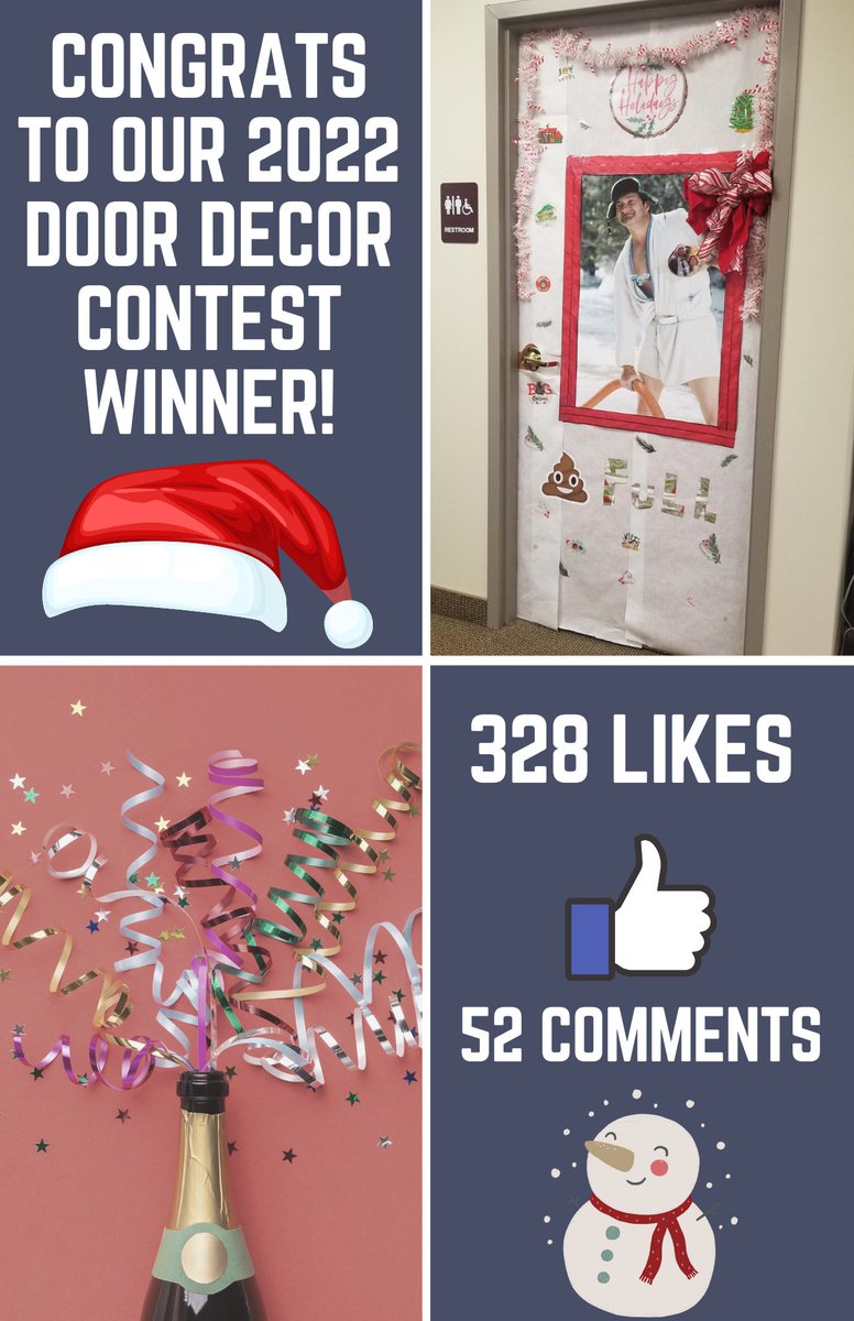 WeAreFCHC's tweet photo. Congrats to our 2022 Door Décor Contest winners - the Cousin Eddie door, decorated by Sherri Conkey, Caroline Dannaher, Megan Horvath, and Tesa Kratzenberg. 

Thank you to everyone who participated and voted in the contest. 

We Ho Ho Hope you have a great Holiday season! 🎅 https://t.co/yyolAvkXyz
