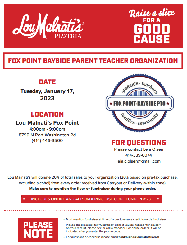 Fox Point-Bayside Schools tweet media