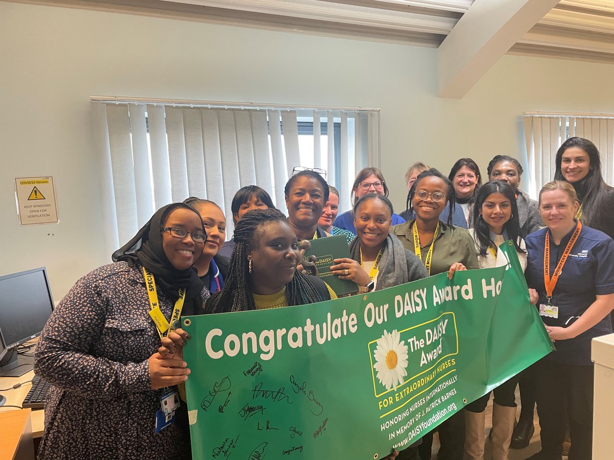 HUHPET1's tweet photo. Congratulations to our July 2022 Maternity DAISY Award Winner Sandra Weekes!⭐️⭐️👏👏👏 @mcmanusb @BestMidwifeEver @aronamaria86 @huhmaternity @NHSHomerton @DAISY4Nurses #maternity #midwives https://t.co/0OixyBGsMo