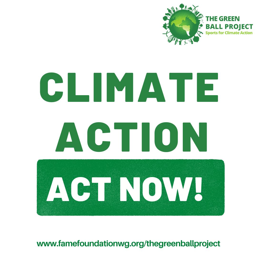 We would never think about taking this kind of danger in any other area of our lives, but we're willing to do it with our planet. In contrast, the scientific data demonstrates that we can create a bright future—but only if we move decisively now.
#greenballproject
#famefoundation
