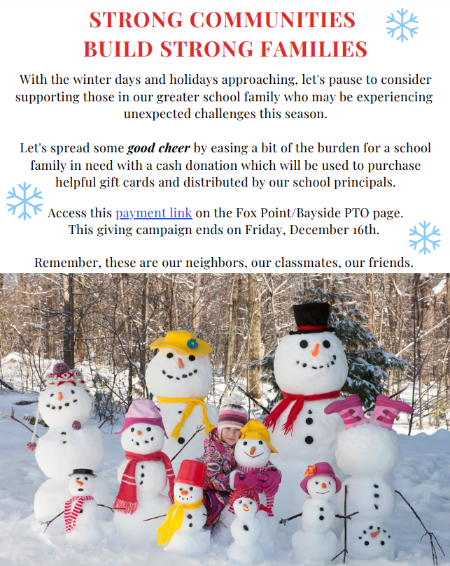 Fox Point-Bayside Schools tweet media