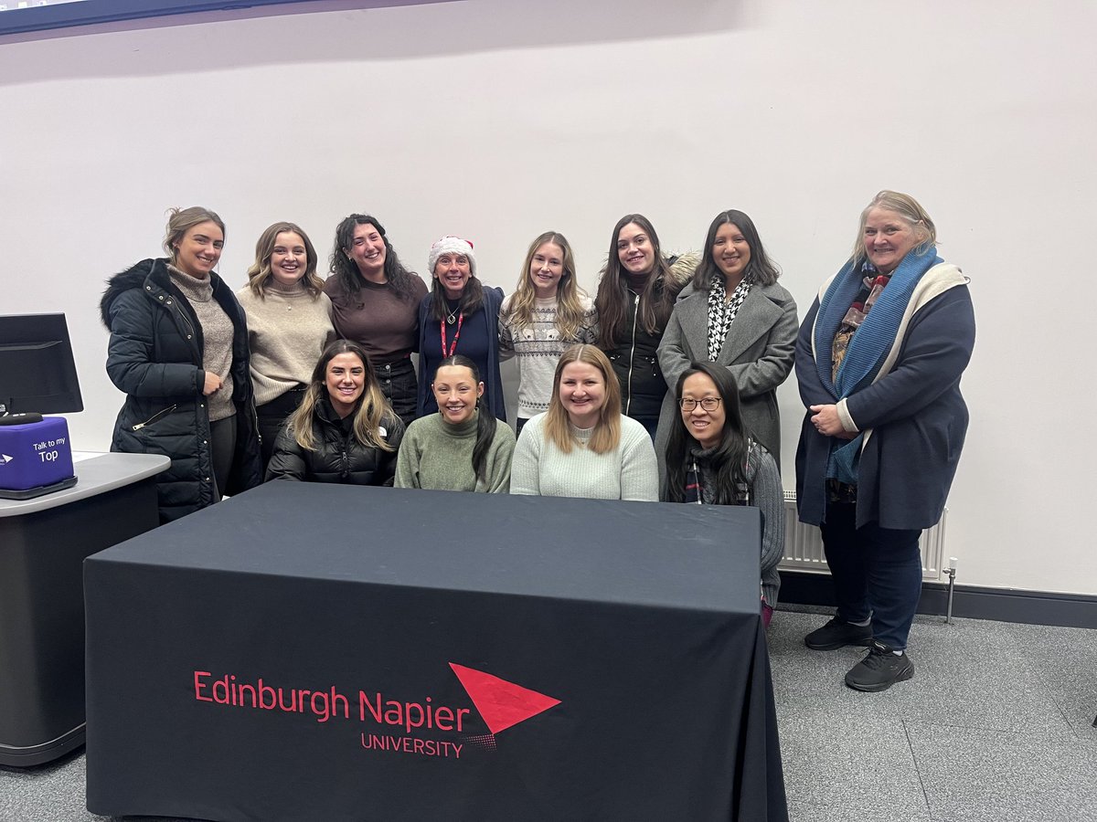 Professor Elizabeth McKay (also on bluesky) (@otprofbeth131) on Twitter photo Our soon 2 be colleagues with us on campus this am... Fab to see you all... The lecture hall was baltic but we were full of warm good wishes for your Occupational Therapy careers. The team wish you all the best seasons greetings to you and yours.<a href="/ashleigh_gray1/">Ashleigh Gray</a> <a href="/MacleanFiona/">Fiona Maclean</a> Our soon 2 be colleagues with us on campus this am... Fab to see you all... The lecture hall was baltic but we were full of warm good wishes for your Occupational Therapy careers. The team wish you all the best seasons greetings to you and yours.<a href="/ashleigh_gray1/">Ashleigh Gray</a> <a href="/MacleanFiona/">Fiona Maclean</a>