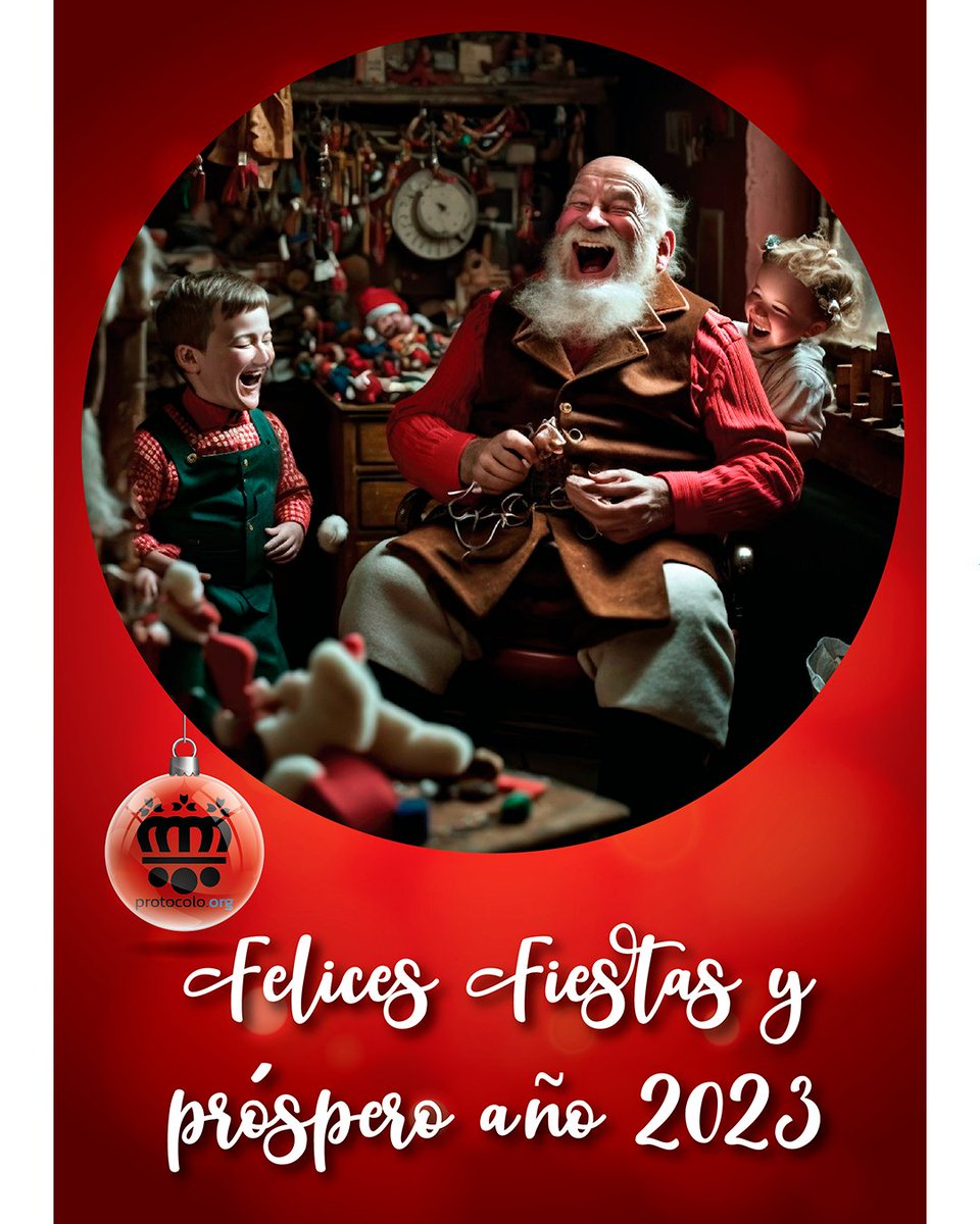 protocolo_org's tweet photo. Les deseamos una Feliz Navidad, unas felices fiestas y un próspero año 2023.
#feliznavidad #felizañonuevo #felizaño #protipcolo #protocolo #protocoloyetiqueta #protocolosocial #navidad #navidad2022 #prosperidad #etiquetasocial #buenosmodales https://t.co/t8iRFzgQx4