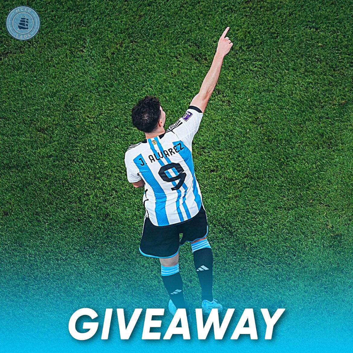 If Julián Álvarez scores first in tonight’s World Cup Semi-Final between Argentina &amp; Croatia, we’ll give 1 lucky winner a free 2022/23 shirt of their choice:

TO ENTER:

• Follow <a href="/mcfc_lads/">mcfc lads</a> 
• Retweet