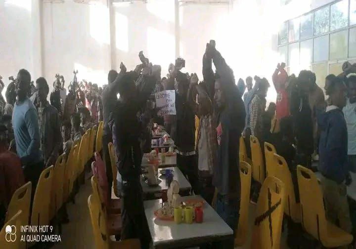 robaoromia's tweet photo. Oromo students of Wallagga University Shambu Branch have gone on hunger strike to protest the genocide against Oromo.

 ......... https://t.co/i0NiiGzq4d