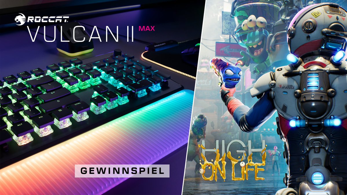 TurtleBeach_DE's tweet photo. Zum Release von High on Life verlosen wir eine Vulcan II Max für den optimalen Spielspaß! 

Mitmachen ist einfach: 

✅@ROCCATGermany folgen
✅Diesen Post liken und teilen
✅Kommentieren und uns verraten, warum du gewinnen sollst 

Und los! Das Gewinnspiel läuft bis zum 20.12. https://t.co/TIi2vW9E0o