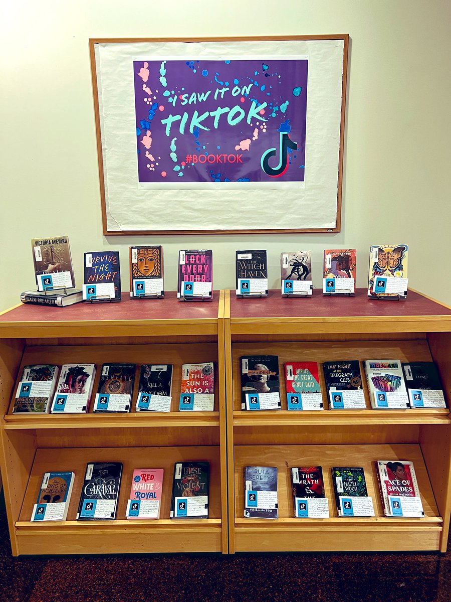 #booktok made me read it! Check out these books that are trending on #TikTok. #books #bookstagram #readingiscool <a href="/SkylineHighA2/">Skyline High School</a> <a href="/A2schools/">A2 Public Schools</a>