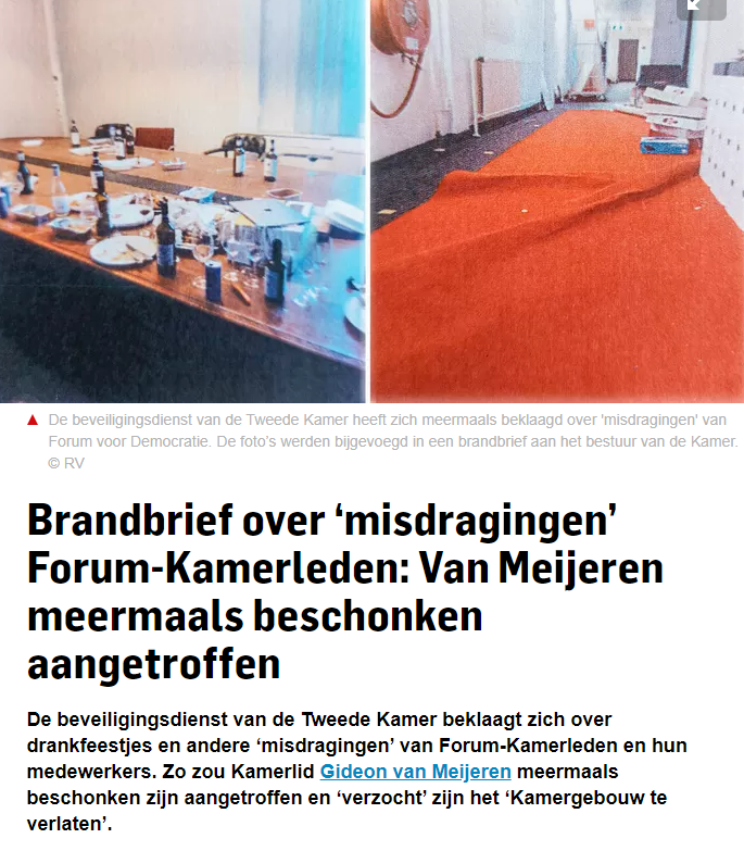 drjhamsterdam's tweet photo. Gideon van Meijeren is niet alleen een neofascist met geweldsfantasieën, maar ook nog een leugenaar.
Hij beweerde eerder geheelonthouder te zijn. 
Fractiegenoot van Thierry Baudet is volgens Beveiligingsdienst Tweede Kamer meermaals beschonken aangetroffen https://t.co/ojwiMLmuL0