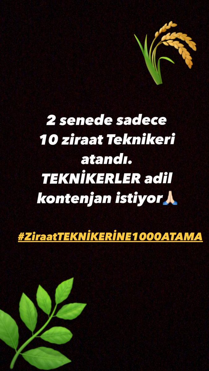 Fatihcakar47's tweet photo. @RTErdogan
@VahitKirisci
@drnihatpakdil 
@DrVeyselTiryaki
@ibrahimyumakli 
@Ahmet_Davutoglu 
@ademdinc_
#LabTeknolojisine3binatama
#ZiraatTEKNİKERİNE1000ATAMA https://t.co/8X96ZKmXYO
