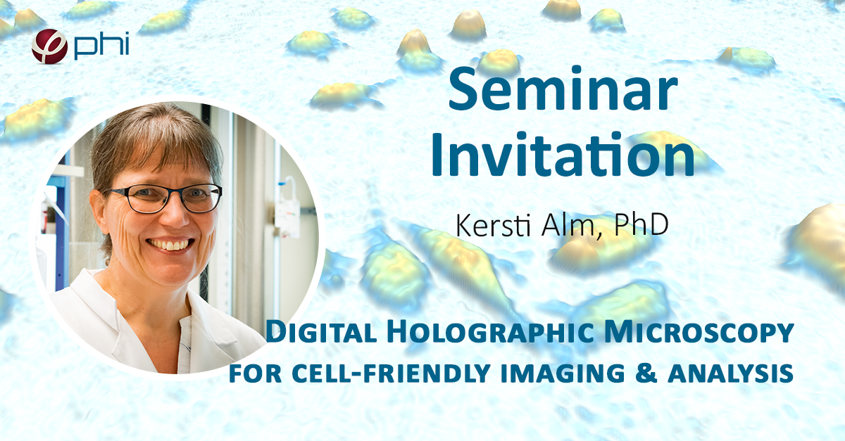 PhaseHolo's tweet photo. Are you at #WFIRM — Wake Forest Institute for Regenerative Medicine?
Welcome to our CSO Kersti Alm's seminar on Thursday, Dec 15th, to learn about #DHM technology and how it can be applied for cell-friendly imaging and #livecellanalysis. 📈 @WFIRMnews https://t.co/9Br8dKywJl
