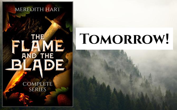WriterSamMac's tweet photo. A noble-born wildmage on the run
A warrior guard desperate to prove herself
And a love story that will change their world

🔥⚔️

The Complete Flame &amp; Blade comes out TOMORROW - it's your last chance to preorder! It's $3.99 now but will be $9.99 tomorrow

https://t.co/L40f8A5s5v https://t.co/T3rDv1ddFj