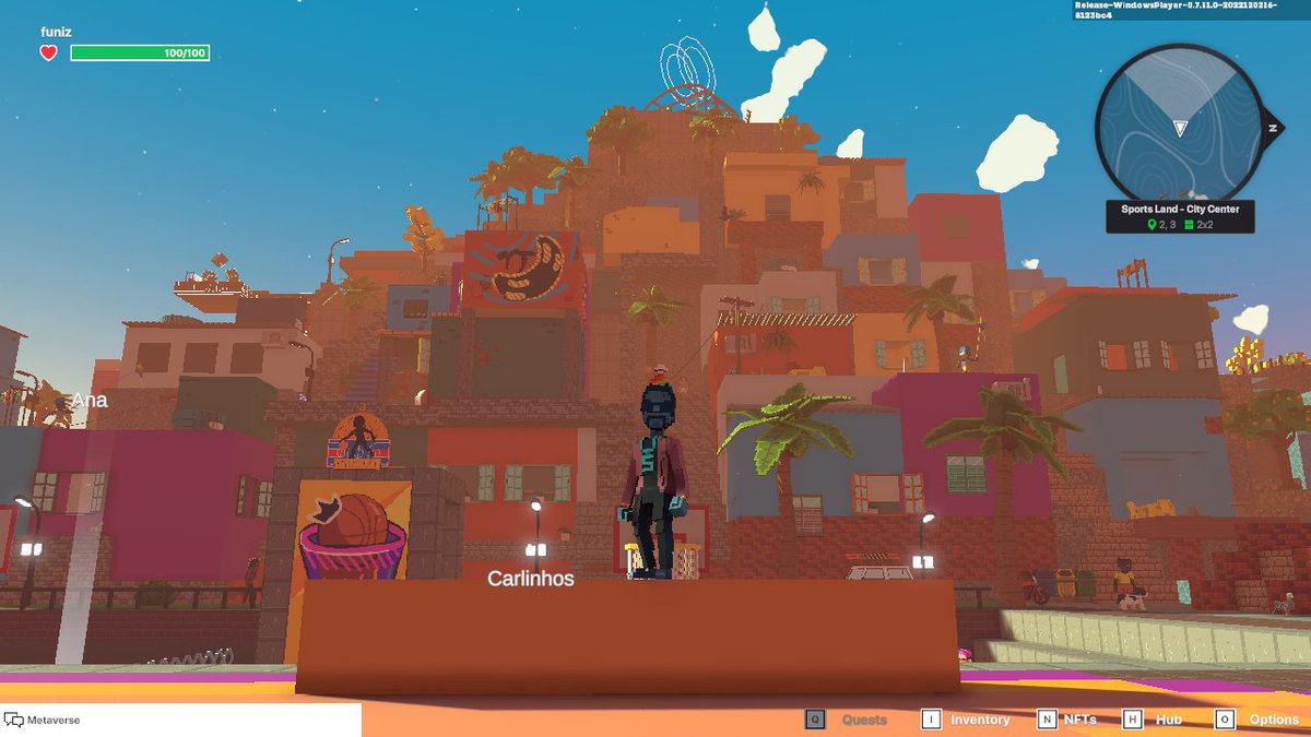funisishere's tweet photo. @TheSandboxGame @hermitcrabgame Bringing my A game in Sports Land Stadium @hermitcrabgame ⚽ https://t.co/BQpnwCNULe