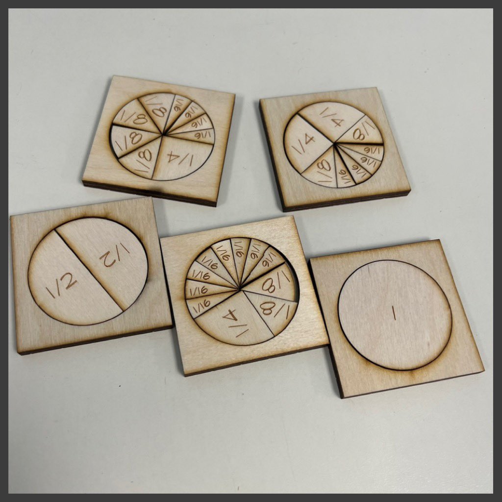 Dr. Mary E. Pettit (@udlsolutions) on Twitter photo Differentiation at its best! Mr. Pope created these from the laser cutter to assist a student in DDP class who had trouble with fractions. Students can reach the same destination when we can visualize different paths. <a href="/BuonomoBrian/">Brian Buonomo</a> <a href="/RomanelliPaul/">Paul Romanelli, Ed.D.</a> Differentiation at its best! Mr. Pope created these from the laser cutter to assist a student in DDP class who had trouble with fractions. Students can reach the same destination when we can visualize different paths. <a href="/BuonomoBrian/">Brian Buonomo</a> <a href="/RomanelliPaul/">Paul Romanelli, Ed.D.</a>