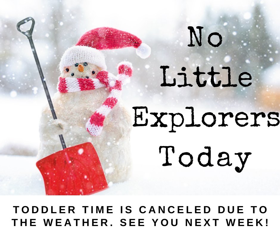 SheldonLibrary's tweet image. No Little Explorers today! See you next week.

#SheldonIowa