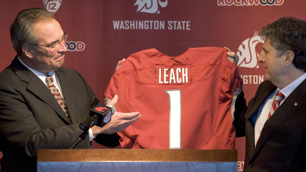 Tough to put into words how much Coach Leach meant to our family. He was the most unique, singular person I’ve ever had the opportunity to know. Generous and gracious with his time, constantly hilarious. To know him was to love him. RIP Coach Leach 💔.