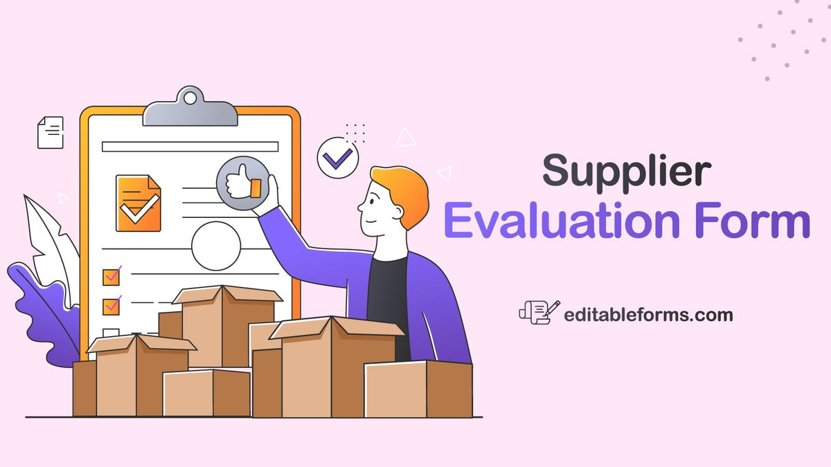 editableforms's tweet photo. You can Download the #SupplierEvaluation Form, customize it according to your needs and Print. #Supplier #EvaluationForm Template is either in MS Word, #EditablePDF. https://t.co/OMe1evEWSf https://t.co/yjTKPgR6sx
