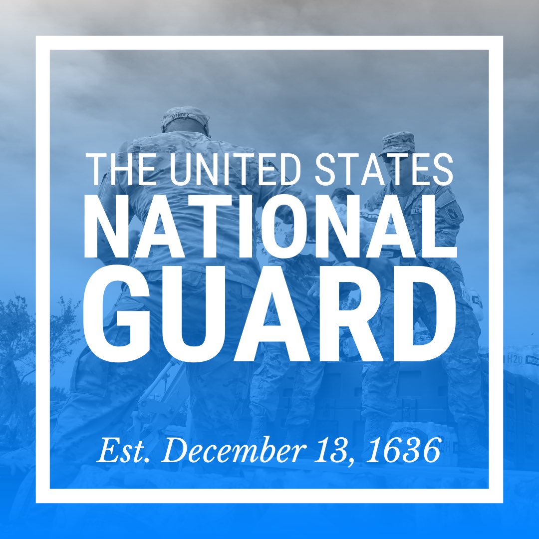 Happy birthday to the @USNationalGuard! Thank you to those who have worked to keep us safe — serving overseas, providing humanitarian relief, & responding to local disasters.