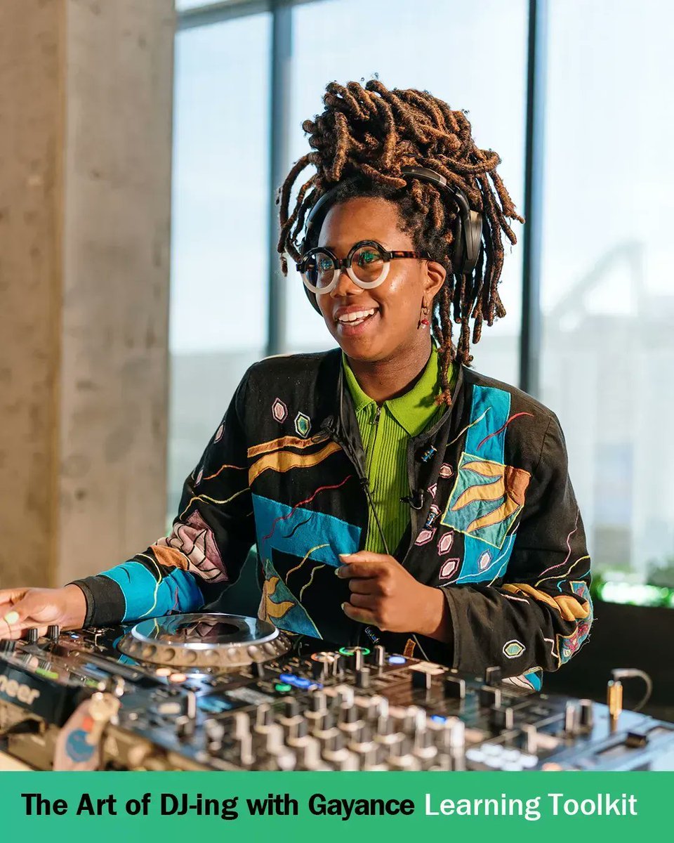 We're excited to present our The Art of DJ-ing: Learning Toolkit featuring Master Artist <a href="/gayance_/">aïsha 🦖🇭🇹 gayance</a>! 

The Toolkit provides guidance on establishing a career as a DJ, while also speaking to equity in the DJ industry and safety in the music scene!

bit.ly/3UTPV7c