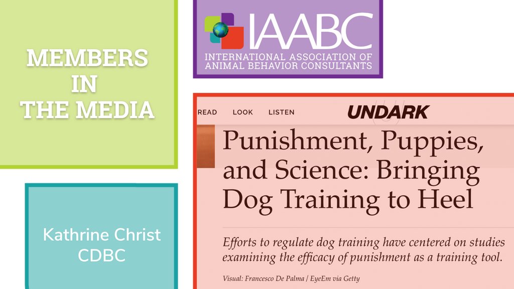 Int’l Association of Animal Behavior Consultants tweet media
