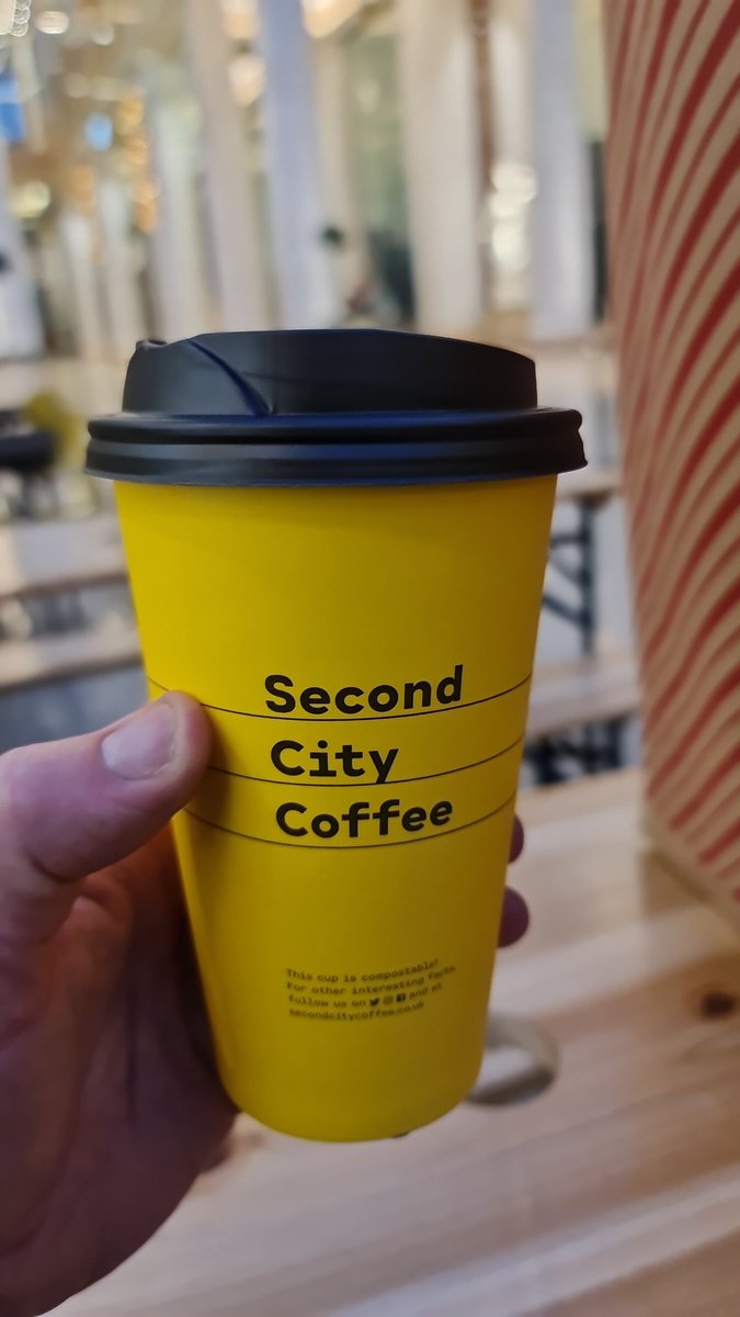 Can't go wrong with a second city coffee. Friendly staff and even the new guy 'Trustan' is super helpful. @SecondCtyCoffee the perfect winter warmer after Primark have stolen all my money to please the kids.