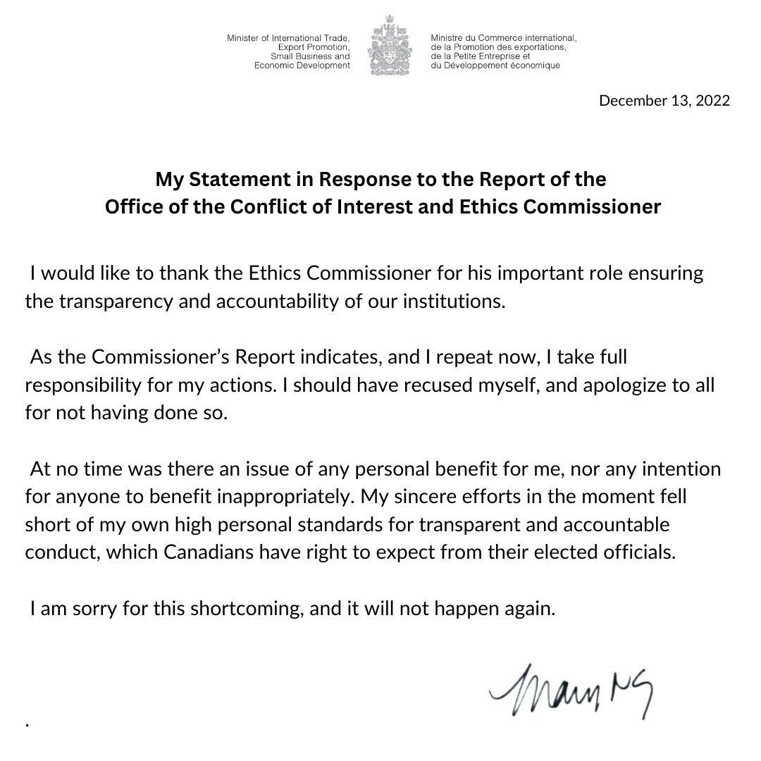 mary_ng's tweet photo. Statement by Minister Ng: https://t.co/UVxExapYfL