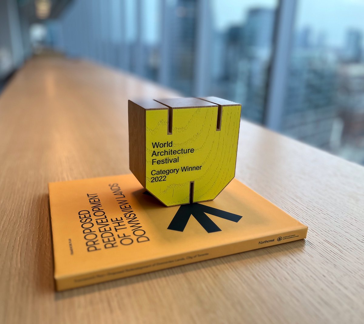 Flashback to #WAF2022 when the Downsview Framework Plan took home the Master Plan category award! We're so proud of the hard work and dedication our teams put into designing a series of sustainable and vibrant communities. More to come! #Downsview