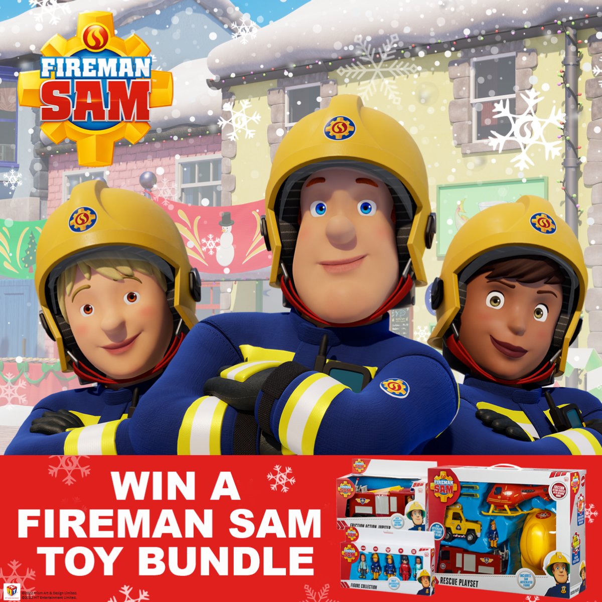 bmstores's tweet photo. 👨‍🚒 #COMPETITION TIME 👨‍🚒

Just in time for #Christmas, we're giving away this amazing #FiremanSam toy bundle to ONE lucky winner!

For a chance to #WIN, simply

1) FOLLOW US
2) RT this post
3) COMMENT #BMFiremanSam

Competition ends 9am 20/12/22 https://t.co/iOBtVEZClG