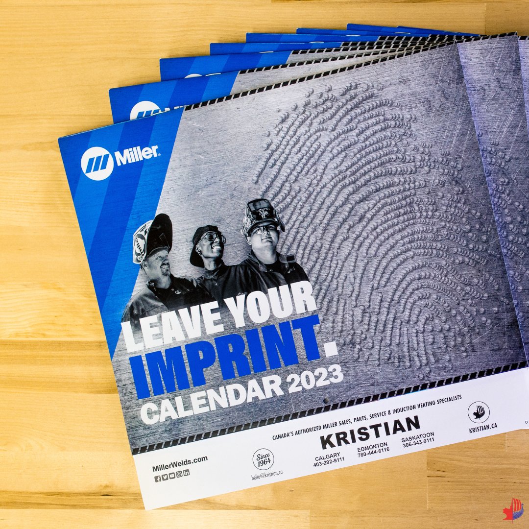 New year, new <a href="/MillerWelders/">Miller Welders</a> Calendar! 😍

That's right. Your beloved #MillerCalendars are back in stock at Kristian right in time for 2023.

Stop by any Kristian showroom to snag your FREE calendar while quantities last! 

#millerwelding #millerwelders #weldblue