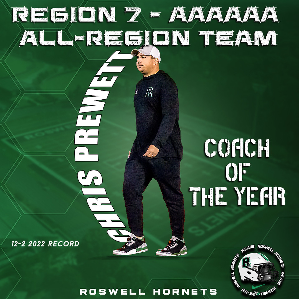 Last, but certainly not least, big shoutout and congratulations to the leader of our program <a href="/caprewett/">Chris Prewett</a> on being named Region 7-6A COACH OF THE YEAR!