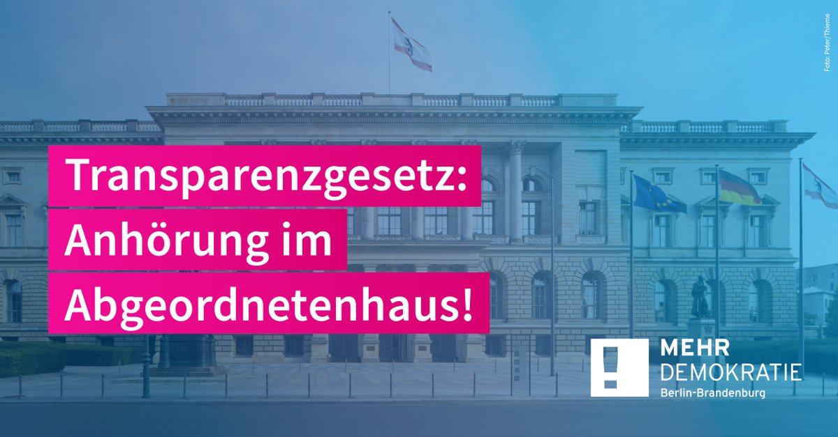 Mehr Demokratie BB tweet media