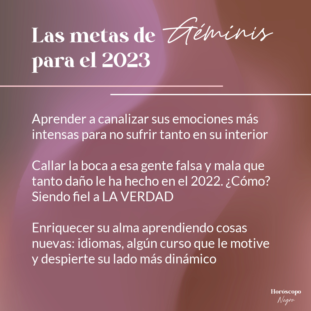 geminis_hn's tweet photo. Las metas de #geminis para el 2023 ✨🔮✨ #horoscoponegro https://t.co/IG4uzjanVC