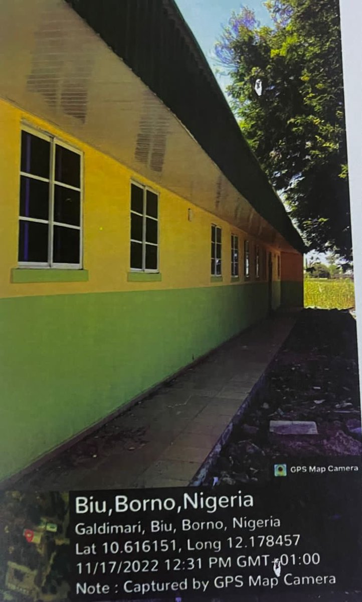 zaMusbeyNe_'s tweet photo. This is the dilapidated state of class block at the GSS BIU before the intervention of the Northeast Development Commission (@NEDCOfficialNg) #NEDCProject https://t.co/Wqu6AwDLCt