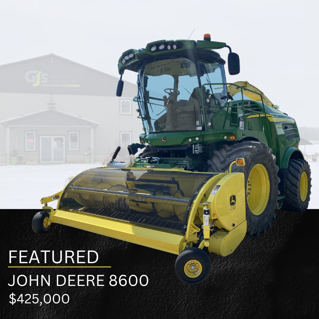 Are you looking for a used harvester to add to your fleet? 
This John Deere 8600 with low cutter-head hours may be exactly what you have been searching for!

Our sales team is happy to answer any questions you may have!