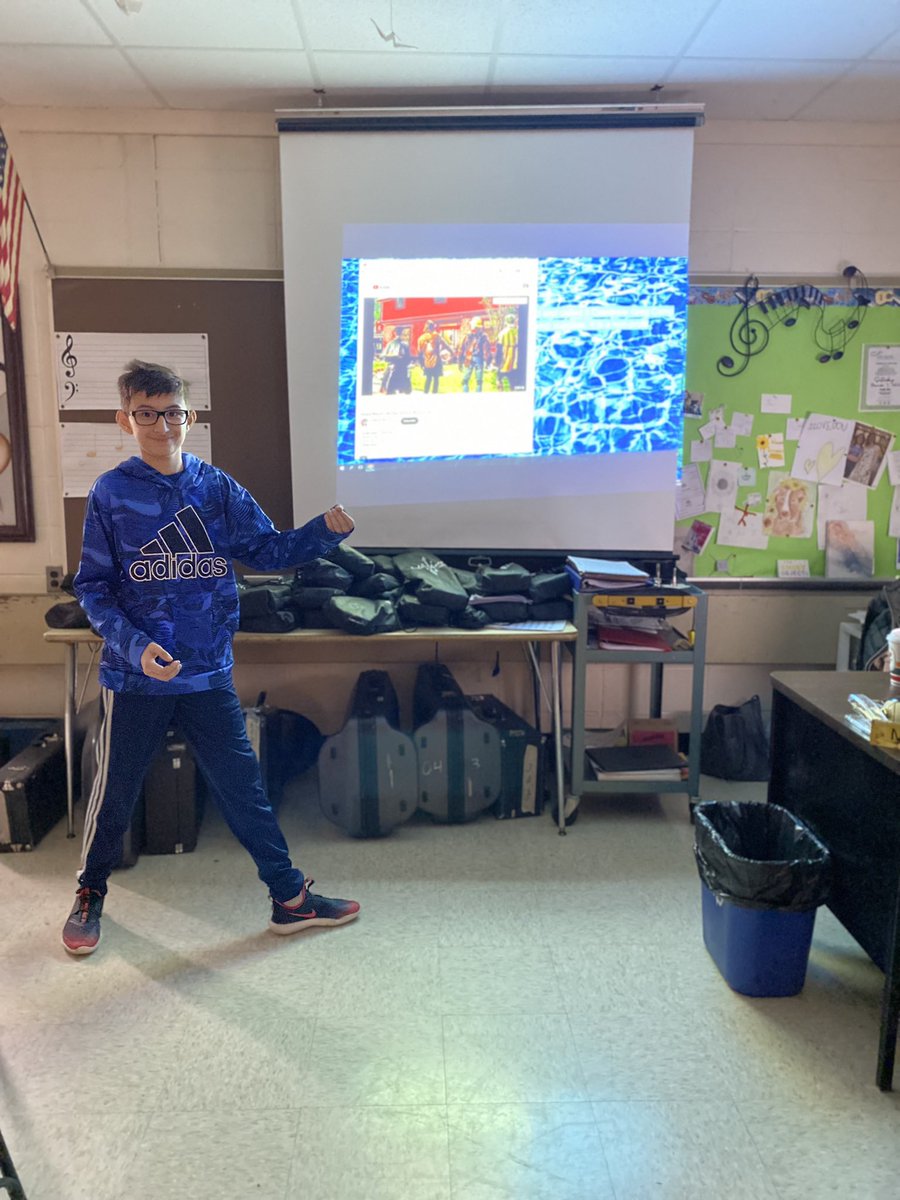 mswredesmusic's tweet photo. You can learn so much about a person by the music they choose to listen to. I’ve been enjoying watching my students share about their favorite musicians! #musiceducation #generalmusic @SayvilleMS @SayvilleMSMusic https://t.co/G414YXan8N