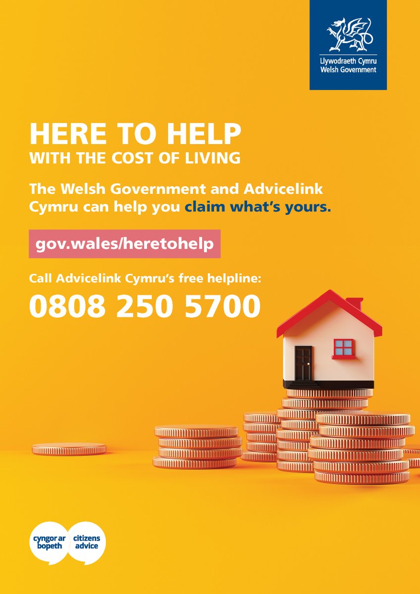 Grwp_Cynefin's tweet photo. Worried about the Cost of living? Help is available!

Visit the Welsh Government website for more information 👇
https://t.co/oymkH9mcTi

#Hereforyou #CostOfLivingCrisis https://t.co/qS0H4Nku3D