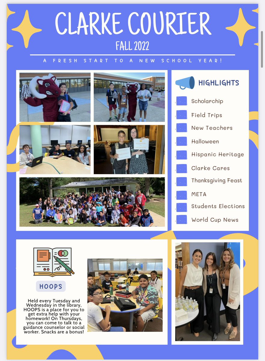 mrspretzels's tweet photo. Check out the fall edition of the Clarke Courier below! #wtcms @wtcms https://t.co/MrPFzslQRr https://t.co/iVDujGlalP