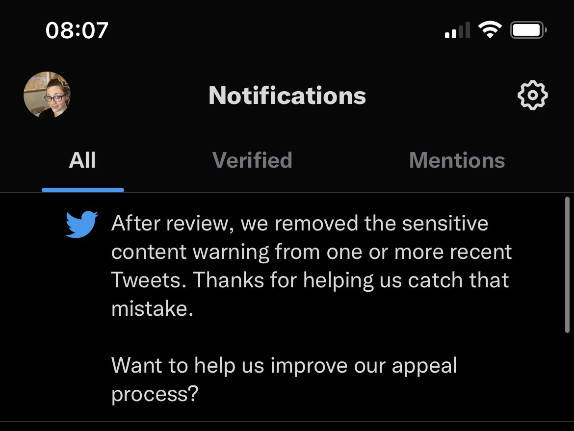 SecuritySparkle's tweet photo. Appeal accepted. https://t.co/TKo5syOauX