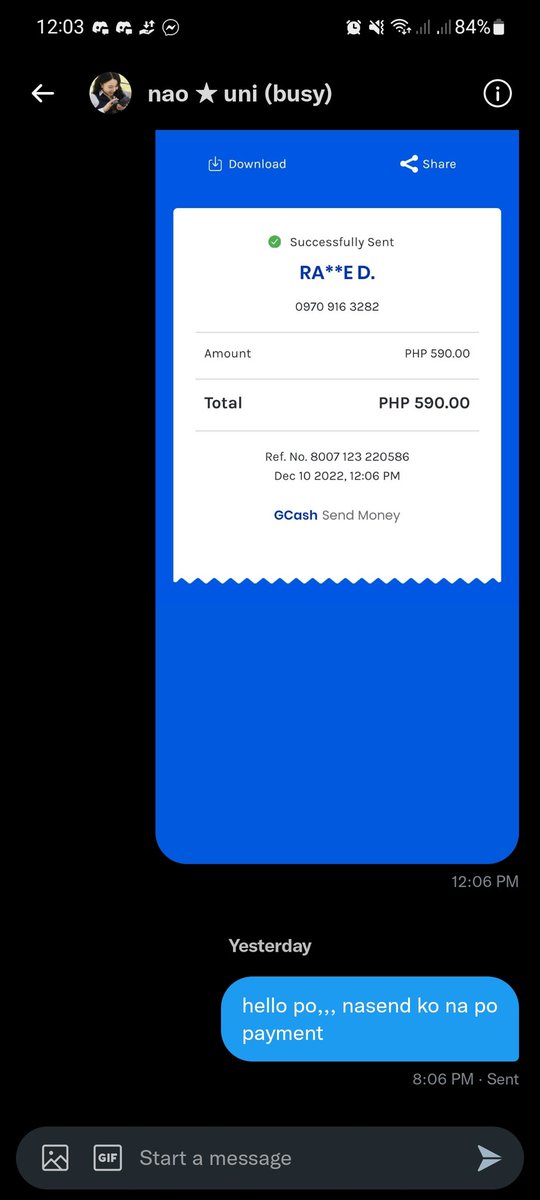 SCAMMER THREAD!!!
<a href="/naomi_cart/">nao ★ uni (busy)</a>: ghosting, didnt ship my order after transaction.

i heard that she used a diff. gcash to transact with others. if you know anything about her, please tell me.