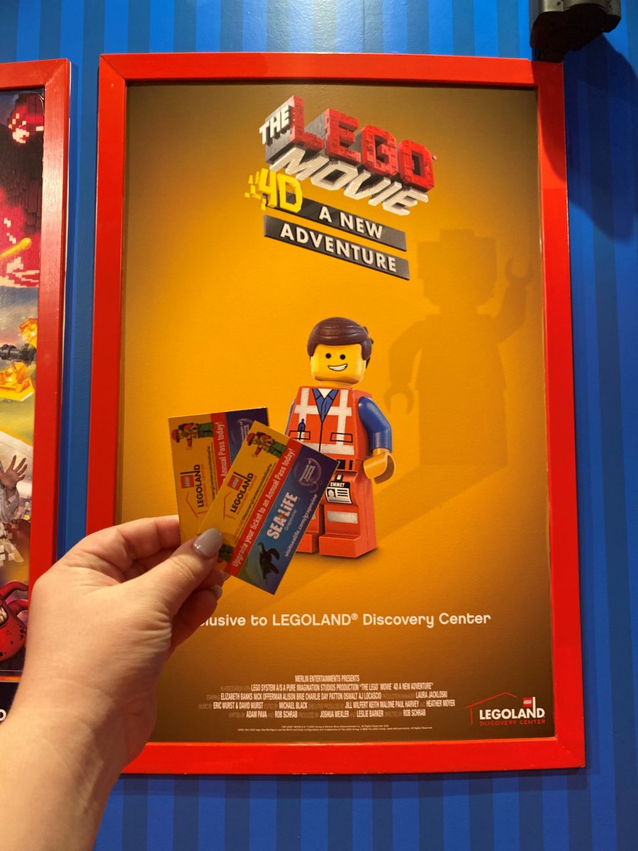 LDCDFW's tweet photo. 12 DAYS OF GIVEAWAYS – DAY 4

Win two tickets to LEGOLAND Discovery Center and come enjoy a movie or two in the 4D Cinema

How to enter: 
- Follow Alec, the Global Master Model Builder on Tiktok @masterbuilder_alec
- Reply 'done' under this post! https://t.co/CWMHtGKhLE