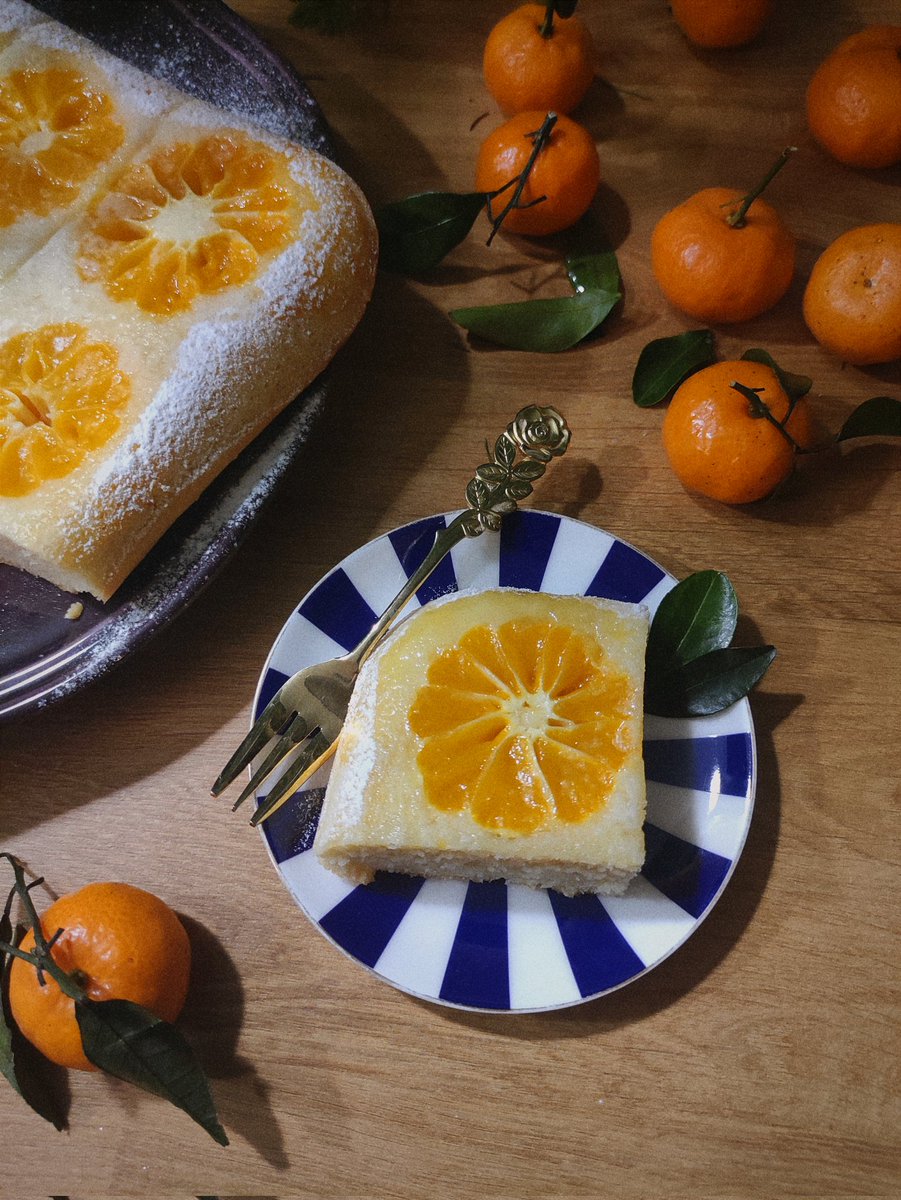 быстрый мандариновый пирог🍊