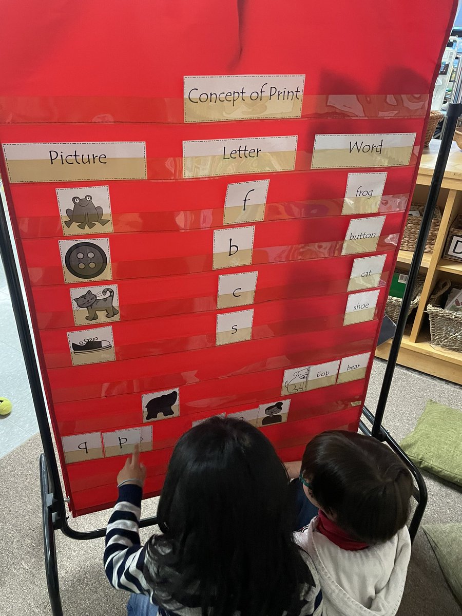 mcleankinders's tweet photo. The class loved the pocket chart activities! New materials are always so engaging! #fdk #earlyliteracy #printconcepts #earlymath #numeracy https://t.co/kMPjv9MDc5