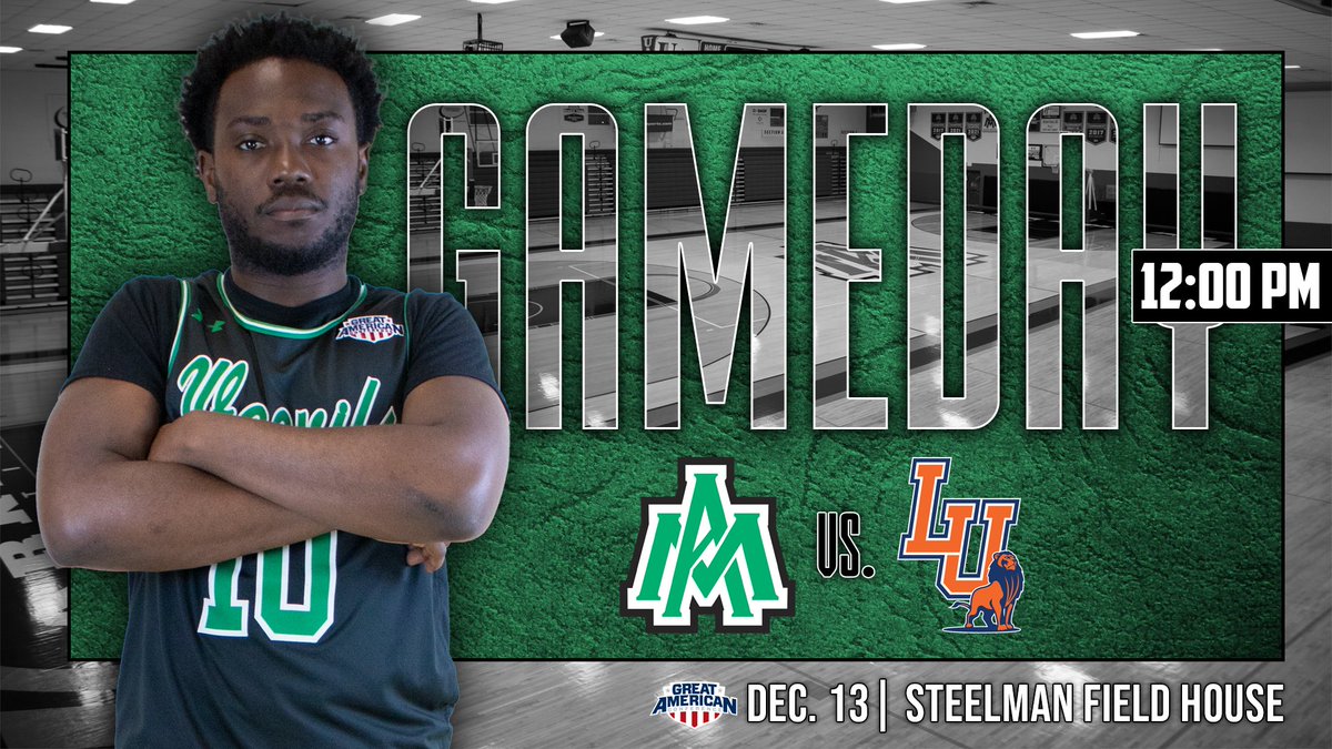 IT'S GAME DAY! <a href="/UAMMBB/">UAM Basketball</a> hosts the Lions this afternoon for the Billie Ball Game. 🏀

🆚: Langston University
⌚️: 12:00 PM
🏟️: Steelman Field House
📺: youtube.com/WeevilNation
📊: uamsports.com/sidearmstats/m…

#WeevilNation