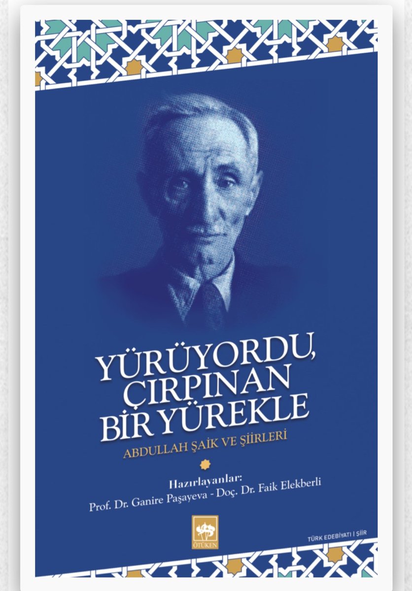 aysebusrapaksoy's tweet photo. Yeni kitap:

20. asır Azerbaycan edebiyatının en mühim isimlerinden olan Abdullah Şaik, Azerbaycan'da çocuk edebiyatı ve millî çocuk tiyatrosunu başlatmıştır. Azerbaycan'ın millî aydınlarıyla 1918'de Bakü'de Türk Ocağı'nı kurmuştur.

Okuyucularımıza hayırlı olsun. https://t.co/w5aYOtz9SW
