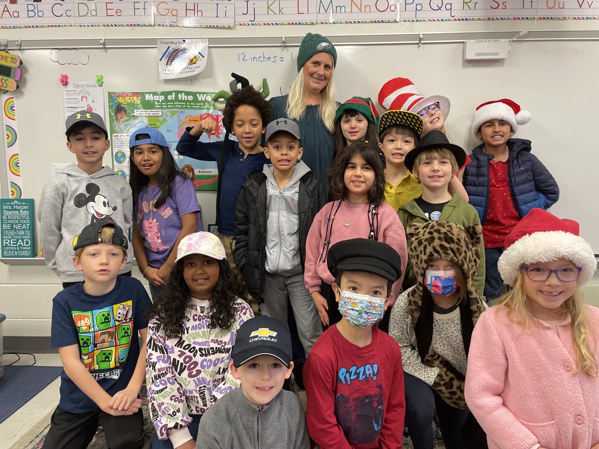 Hat Day at Forestville! 
#FESCheer!
#FESSpiritWeek