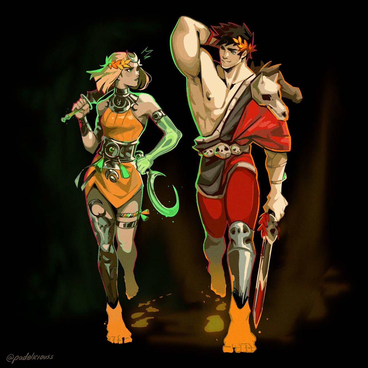 padeliciouss's tweet photo. hello brother  #hades2 #HadesGame https://t.co/j0DHadZEyu