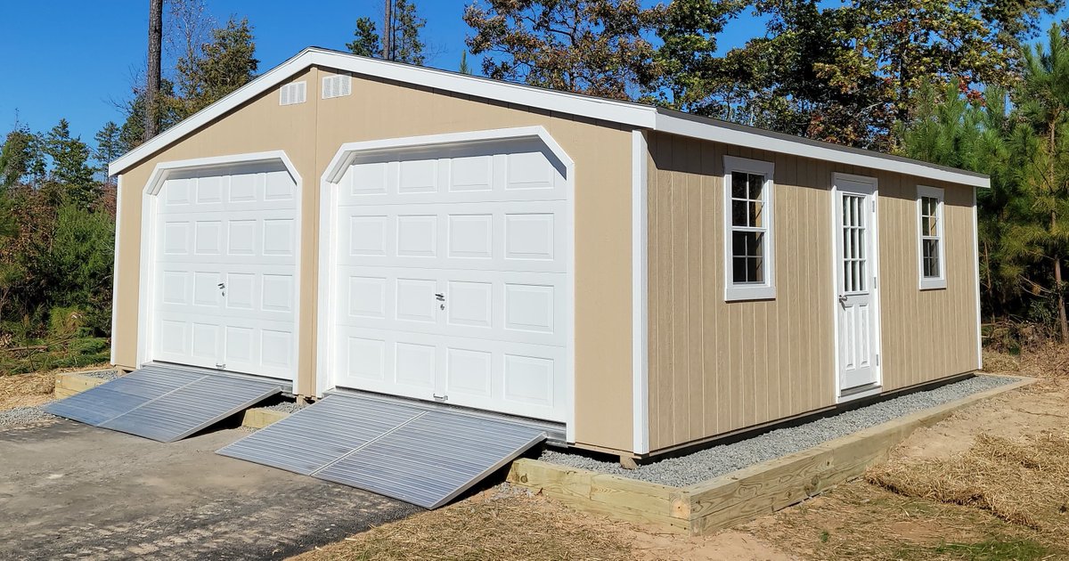 capitolsheds's tweet photo. Here is a 24x24 Double Wide Utility Garage Shed that we delivered recently. This is a great way to house project cars or other items that need a garage door for access.
Build ID: N39946

#CapitolSheds #Garage #Sheds #Shed #Workshop https://t.co/QLzNznMr6U