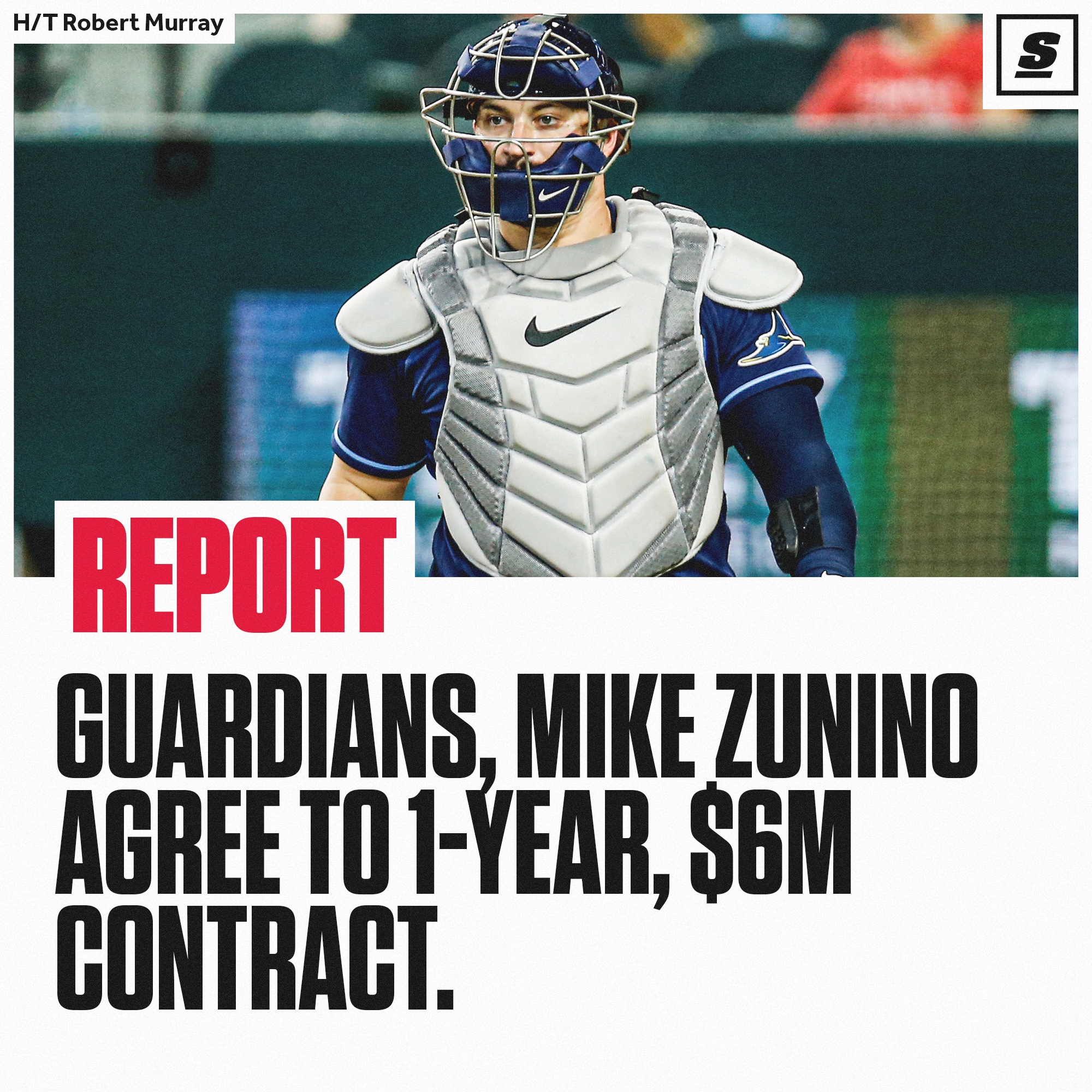 Mike Zunino agrees to deal with Guardians